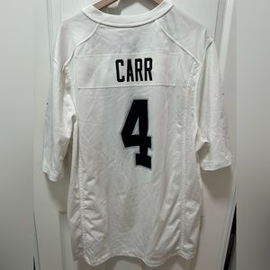 NIKE NFL On-Field Las Vegas Raiders Derek Carr Jersey #4 - Mens Size X Large XL